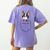 Boston Terrier Dog In The Pocket Boston Terrier For Men Women Girls Kids Women's Comfort Colors T-Shirt Back Print Violet