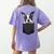 Boston Terrier Dog Puppy Dog In Pocket Cute Pet Lover Women's Comfort Colors T-Shirt Back Print Violet