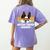 Boston Terrier Grandpa Dog Owner Boston Terrier Women's Comfort Colors T-Shirt Back Print Violet