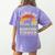 I Like My Boston Terrier And Maybe Like 3 People Dog Lover Women's Comfort Colors T-Shirt Back Print Violet