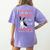 Boston Terrier Mom American Gentleman Dog Lover Mother's Day Women's Comfort Colors T-Shirt Back Print Violet