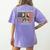 Boston Terrier Mom Dog Lovers American Flag 4th Of July Women's Comfort Colors T-Shirt Back Print Violet