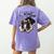 Boston Terrier Shirt I Didn't Fart My Butt Blew You A Kiss Women's Comfort Colors T-Shirt Back Print Violet
