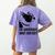 Boston Terrier Shirt Ok Seriously Who Farted Women's Comfort Colors T-Shirt Back Print Violet