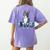 Boston Terrier Weightlifting Deadlift Men Fitness Gym Women's Comfort Colors T-Shirt Back Print Violet