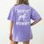 Boxer Dog Mama Halloween Women's Comfort Colors T-Shirt Back Print Violet