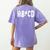 Boys Girls Teachers ABCD Rock Graphic Back To School Women's Comfort Colors T-Shirt Back Print Violet Boys Girls Teachers ABCD Rock Graphic Back To School Women's Comfort Colors T-Shirt Back Print Violet