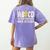 Boys Girls Teachers Rock Back To School ABCD Back In Class Women's Comfort Colors T-Shirt Back Print Violet
