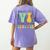 Braille Teacher Of The Visually Impaired Groovy VI Teacher Women's Comfort Colors T-Shirt Back Print Violet Braille Teacher Of The Visually Impaired Groovy VI Teacher Women's Comfort Colors T-Shirt Back Print Violet