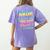 Bruh It's Test Day You Got This Funny Teacher Women's Comfort Colors T-Shirt Back Print Violet