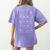 Calculator Costume Halloween Math Teacher Nerd For Men Women Women's Comfort Colors T-Shirt Back Print Violet