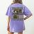 Camo Team 2nd Grade Squad Back To School Teacher Kids Boys Women's Comfort Colors T-Shirt Back Print Violet