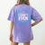 I Can't Even Math Science Teacher Mathematics Numbers Pun Women's Comfort Colors T-Shirt Back Print Violet