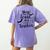 You Can't Scare Me I'm a Teacher Women's Comfort Colors T-Shirt Back Print Violet