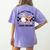 You Cant Scare Me I Teach First Grade Teacher Halloween Women's Comfort Colors T-Shirt Back Print Violet