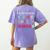 You Can't Scare Me I Teach Middle School Teacher For Men Women Women's Comfort Colors T-Shirt Back Print Violet