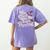 You Can't Scare Me I Teach Preschool Teacher Halloween Witch Women's Comfort Colors T-Shirt Back Print Violet