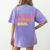 Capital Letters And Periods Bruh Teacher Bruh Teache Women's Comfort Colors T-Shirt Back Print Violet