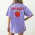 Caterpillar Friday Fruit Kindergarten Teacher Men Women Kids Women's Comfort Colors T-Shirt Back Print Violet Caterpillar Friday Fruit Kindergarten Teacher Men Women Kids Women's Comfort Colors T-Shirt Back Print Violet