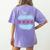 Chicago Flag Teacher School Cute Women's Comfort Colors T-Shirt Back Print Violet Chicago Flag Teacher School Cute Women's Comfort Colors T-Shirt Back Print Violet