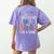 Childcare Teacher Negotiate With Toddlers Daycare Provider Women's Comfort Colors T-Shirt Back Print Violet Childcare Teacher Negotiate With Toddlers Daycare Provider Women's Comfort Colors T-Shirt Back Print Violet