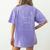 Christian Steps Of Spirit Bible Verse Ballet Dancer Teacher Women's Comfort Colors T-Shirt Back Print Violet Christian Steps Of Spirit Bible Verse Ballet Dancer Teacher Women's Comfort Colors T-Shirt Back Print Violet