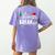 Is It Christmas Break Yet Teacher Xmas Light Santa Hat Women's Comfort Colors T-Shirt Back Print Violet Is It Christmas Break Yet Teacher Xmas Light Santa Hat Women's Comfort Colors T-Shirt Back Print Violet