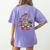 Christmas Library Tree Love Reading Books Nerd Teacher Women's Comfort Colors T-Shirt Back Print Violet Christmas Library Tree Love Reading Books Nerd Teacher Women's Comfort Colors T-Shirt Back Print Violet
