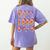 Christmas Math Teacher Equation Gingerbread With Santa Hat Men Women Women's Comfort Colors T-Shirt Back Print Violet Christmas Math Teacher Equation Gingerbread With Santa Hat Men Women Women's Comfort Colors T-Shirt Back Print Violet