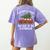 Christmas Teacher Squad Festive Car Tree Lights Xmas Women's Comfort Colors T-Shirt Back Print Violet Christmas Teacher Squad Festive Car Tree Lights Xmas Women's Comfort Colors T-Shirt Back Print Violet