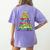Christmas Tree Made Of Crayons School Teacher Life Student Women's Comfort Colors T-Shirt Back Print Violet Christmas Tree Made Of Crayons School Teacher Life Student Women's Comfort Colors T-Shirt Back Print Violet