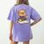 Classroom Fun With Teddy Bear Teacher Women's Comfort Colors T-Shirt Back Print Violet Classroom Fun With Teddy Bear Teacher Women's Comfort Colors T-Shirt Back Print Violet
