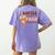 Coffee Gives Me Para Powers Parapro Teacher Squad Women's Comfort Colors T-Shirt Back Print Violet