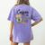 Coffee Gives Me Teacher Power Teacher Elementary Women Women's Comfort Colors T-Shirt Back Print Violet Coffee Gives Me Teacher Power Teacher Elementary Women Women's Comfort Colors T-Shirt Back Print Violet