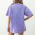 College Ruled Lined Paper Student Teacher Professor Costume Women's Comfort Colors T-Shirt Back Print Violet College Ruled Lined Paper Student Teacher Professor Costume Women's Comfort Colors T-Shirt Back Print Violet