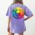 Color Wheel Palette Shirt Artist Painter Art Teacher Tshirt Women's Comfort Colors T-Shirt Back Print Violet Color Wheel Palette Shirt Artist Painter Art Teacher Tshirt Women's Comfort Colors T-Shirt Back Print Violet