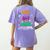Computer Teacher Spooky Halloween Technology STEM Engineer Women's Comfort Colors T-Shirt Back Print Violet
