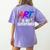 Cool Art For Men Women Art Teacher Artist Painter Superpower Women's Comfort Colors T-Shirt Back Print Violet