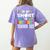 Cool Kindergarten Teacher Art For Men Women Preschool Kinder Women's Comfort Colors T-Shirt Back Print Violet