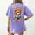All The Cool Lions Are Reading Lion Teacher Men Women Kids Women's Comfort Colors T-Shirt Back Print Violet All The Cool Lions Are Reading Lion Teacher Men Women Kids Women's Comfort Colors T-Shirt Back Print Violet