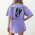 Cool Saint Patrick's Boston Terrier T Shirt For Dogs Lovers Women's Comfort Colors T-Shirt Back Print Violet