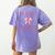 Coquette Bow Paraprofessional School Para Squad Teacher Aide Women's Comfort Colors T-Shirt Back Print Violet