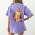 Coquette Music Note Patchwork Ghost Music Teacher Halloween Women's Comfort Colors T-Shirt Back Print Violet Coquette Music Note Patchwork Ghost Music Teacher Halloween Women's Comfort Colors T-Shirt Back Print Violet
