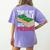 Couldn't Take The Pressure Geology Earth Science Teacher Women's Comfort Colors T-Shirt Back Print Violet