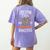 Creepin It Real Kindergarten Monsters Halloween Teacher Women's Comfort Colors T-Shirt Back Print Violet Creepin It Real Kindergarten Monsters Halloween Teacher Women's Comfort Colors T-Shirt Back Print Violet