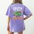 Creepin It Real Monster School Teacher Principal Halloween Women's Comfort Colors T-Shirt Back Print Violet