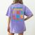 CTE Teacher CTE Crew When Will I Use This In Real Life Women's Comfort Colors T-Shirt Back Print Violet