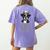 Cute Boston Terrier Dad Dog Lovers Puppy Bostie Owner Women's Comfort Colors T-Shirt Back Print Violet