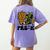 Cute Camo Pre K Back To School Teacher Kid Preschool Women's Comfort Colors T-Shirt Back Print Violet