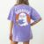 Cute Ghost Book Reading Books Lover Retro Halloween Teacher Women's Comfort Colors T-Shirt Back Print Violet Cute Ghost Book Reading Books Lover Retro Halloween Teacher Women's Comfort Colors T-Shirt Back Print Violet